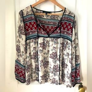 Sanctuary Sheer Peasant top